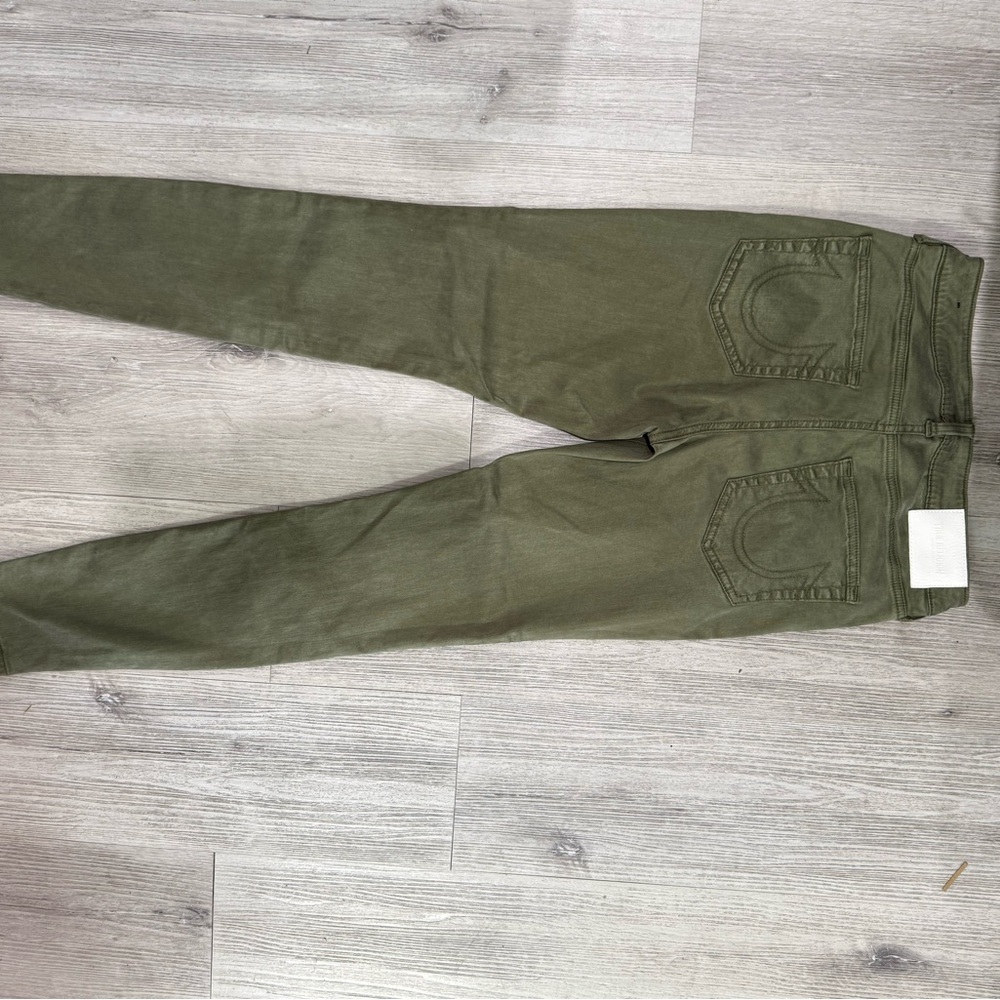 True Religion Olive Skinny Jeans - Picture 2 of 3